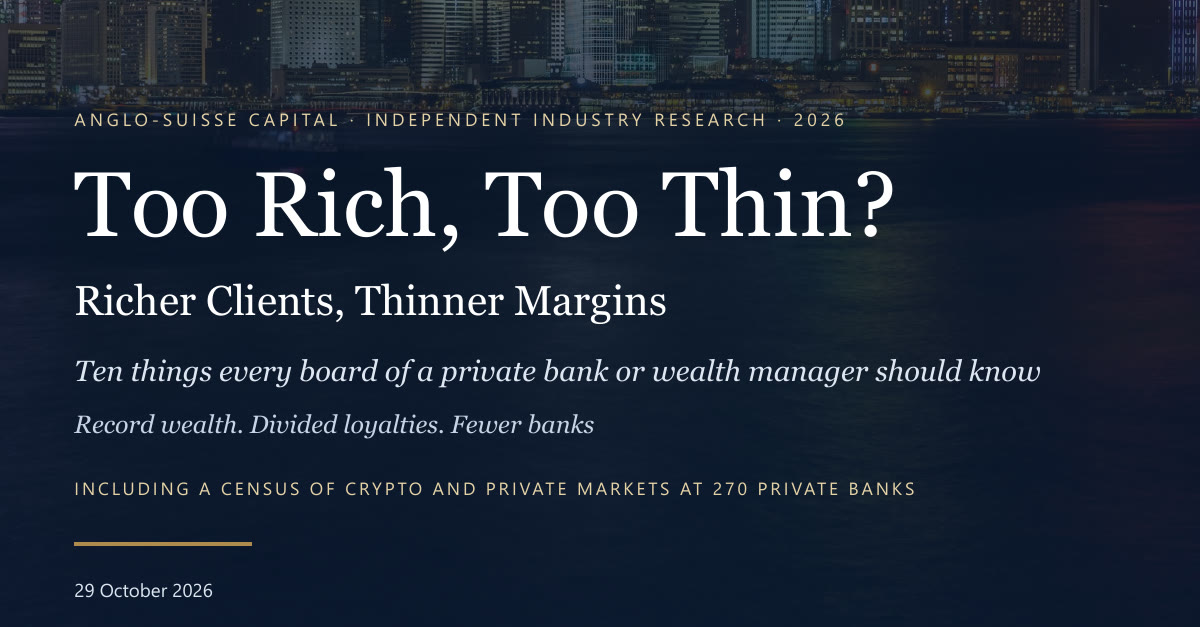 Too Rich, Too Thin? Richer Clients, Thinner Margins