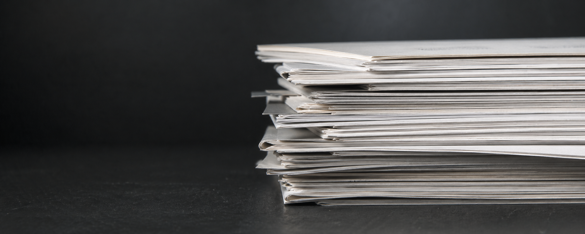 Stack of regulatory papers